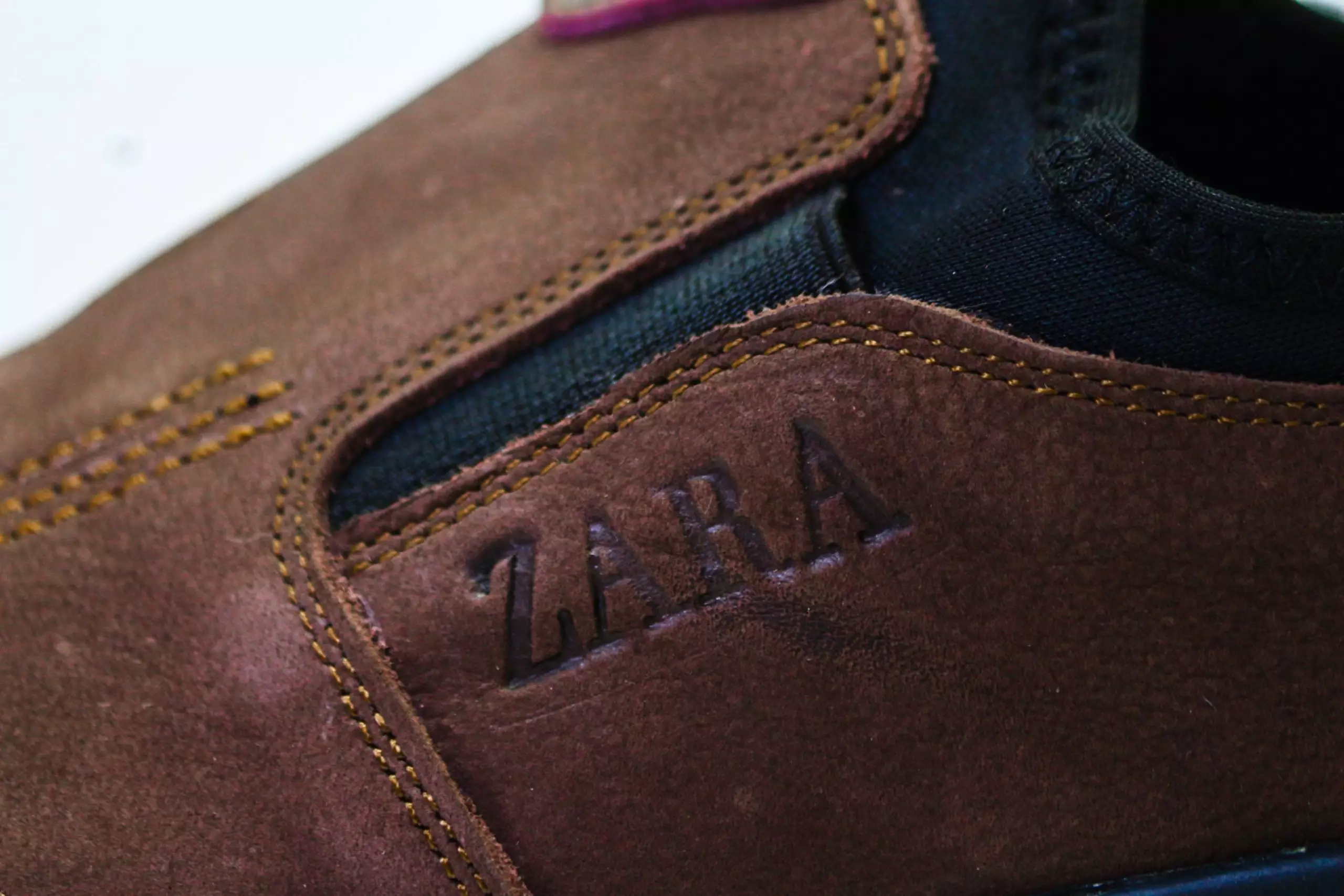 ⁦حذاء ZARA الجلدي 100%⁩ - الصورة ⁦9⁩