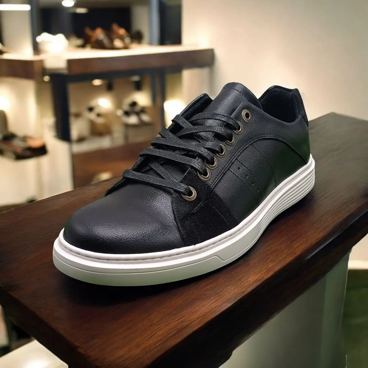 ⁦حذاء أسود كلاسيكي فاخر من clarks⁩ - الصورة ⁦2⁩